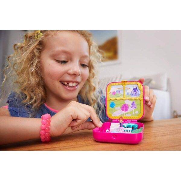 Polly Pocket Lilas Traumschloss mit Minifigur und 3 Überraschungen – Spiel 2019
