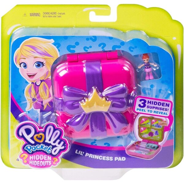 Polly Pocket Lilas Traumschloss mit Minifigur und 3 Überraschungen – Spiel 2019