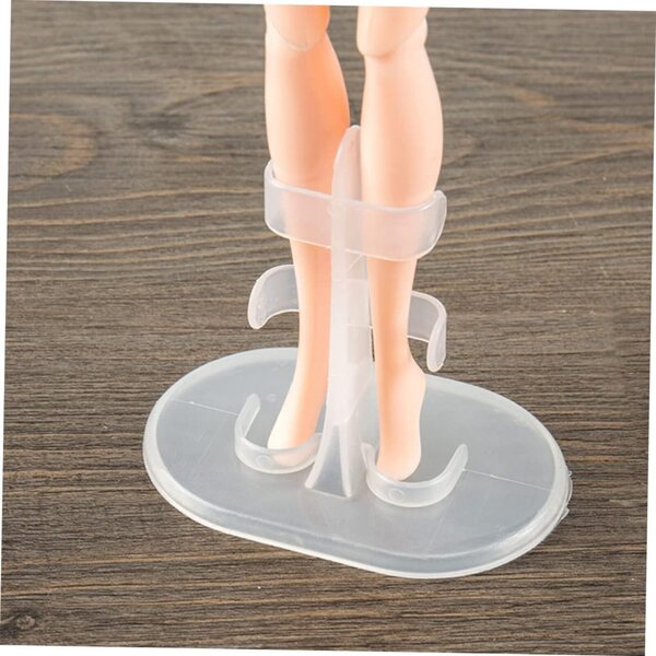 Set 20 Supporti Multicolore per Bambole in Plastica - Accessori Per Esposizione Bambole