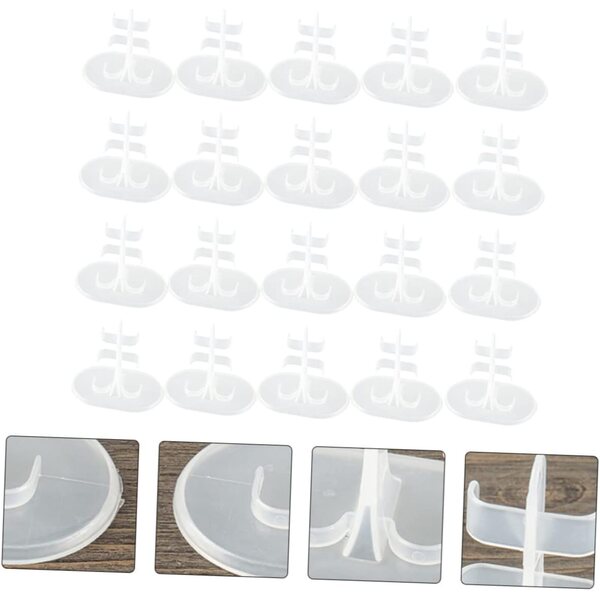 Set 20 Supporti Multicolore per Bambole in Plastica - Accessori Per Esposizione Bambole