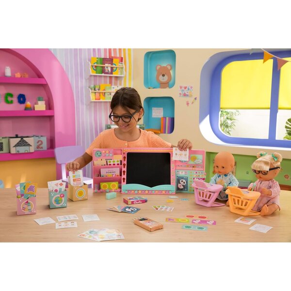 Nenuco Super Cole: Interaktives Schulset mit 2 Puppen und über 17 detaillierten Accessoires