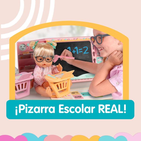 Nenuco Super Cole: Interaktives Schulset mit 2 Puppen und über 17 detaillierten Accessoires