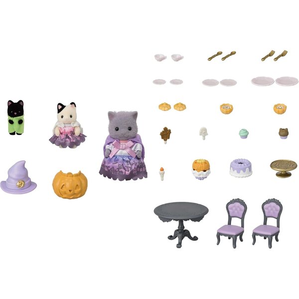 Sylvanian Families Halloween – Snack-Set und Kostümfiguren für Kinder ab 3 Jahren