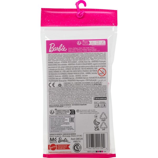 Buntes und kreatives Barbie-Modezubehörset für Unisex-Puppen