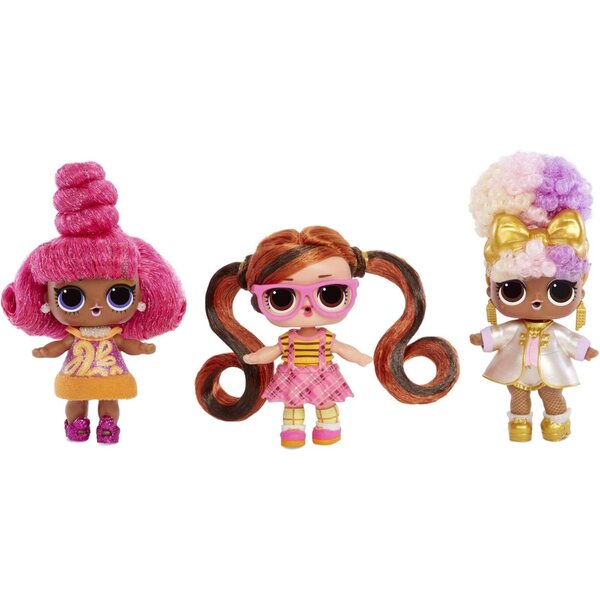 LOL Surprise #Hairvibes: Set aus 2 Puppen mit 15 Überraschungen und austauschbarer Perücke