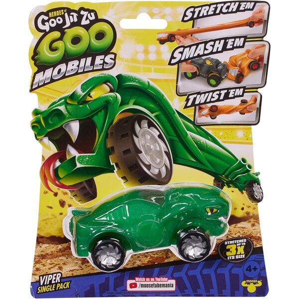 Goo Jit Zu Goo Mobiles Viper – erweiterbare und sammelbare transformierbare Autos