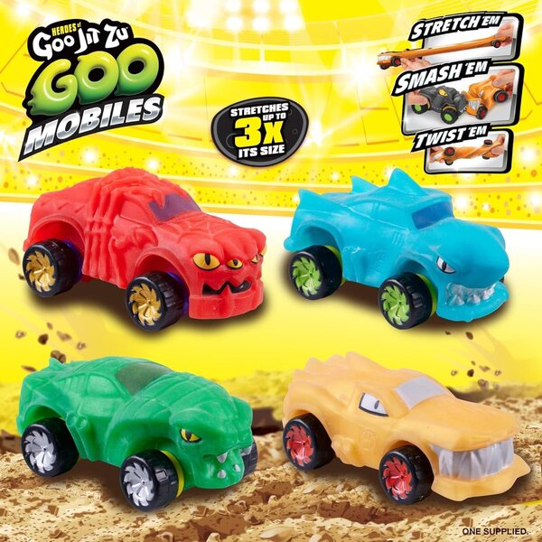 Goo Jit Zu Goo Mobiles Viper – erweiterbare und sammelbare transformierbare Autos