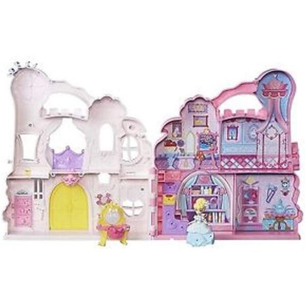 Disney Princess Mini-Prinzessinnenschloss mit Cinderella-Minipuppe 8 cm
