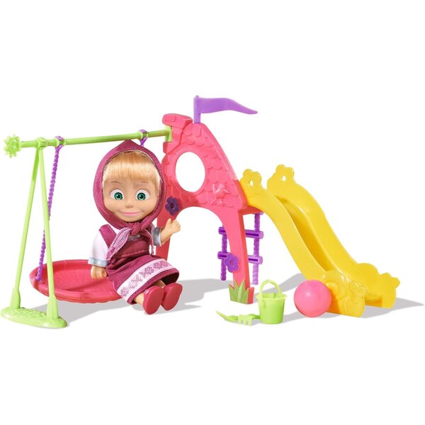 Simba Macha und der Bär – Ensemblespiel mit Puppen und Spielplatz für Kinder ab 3 Jahren