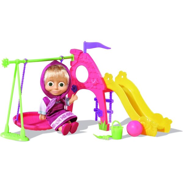Simba Macha und der Bär – Ensemblespiel mit Puppen und Spielplatz für Kinder ab 3 Jahren