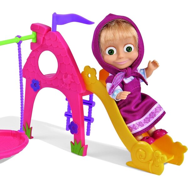 Simba Macha und der Bär – Ensemblespiel mit Puppen und Spielplatz für Kinder ab 3 Jahren