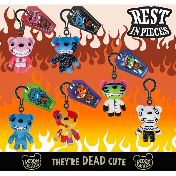 Deddy Bears S3 Blind Bag: Peluche 10 cm con Clip, 6 Personaggi da Collezionare