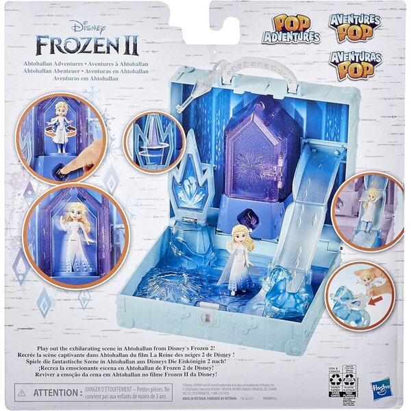 Disney Frozen 2 Ahtohallan Pop-Up-Spielset mit 2 Elsa- und Water-Nokk-Puppen