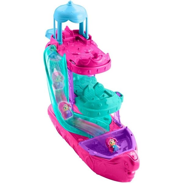 Shimmer & Shine Magical Yacht mit Teenie Genie Imma und Zubehör für kreative Spiele