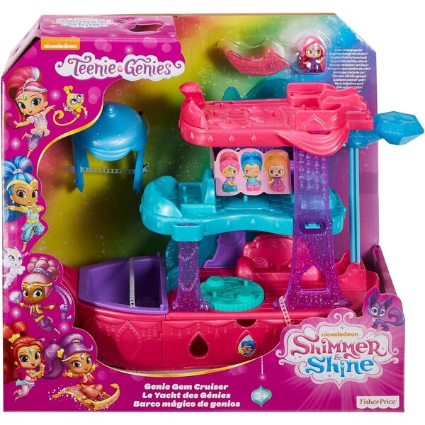 Shimmer & Shine Magical Yacht mit Teenie Genie Imma und Zubehör für kreative Spiele