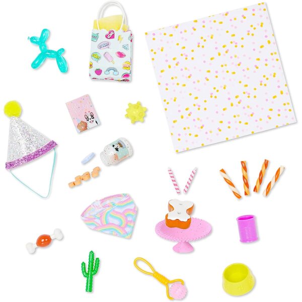 Ensemble Festa Compleanno per Cuccioli Glitter Girls 38 pezzi - Accessori Completi
