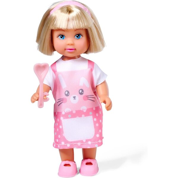 Simba Evi Love Cuisine – Minipuppen 12 cm mit Zubehör zum Zubereiten von Kuchen