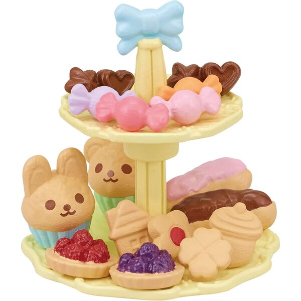 Sylvanian Families 35-teiliges Snack-Tischset für Kinder ab 3 Jahren