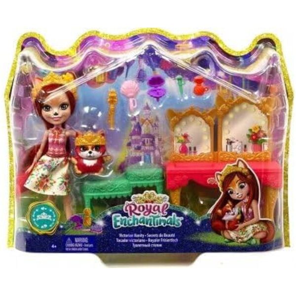 Fabrica Fox und Frisk The Fox Boxset – 15 cm großes Minipuppenset mit Toilettenartikeln