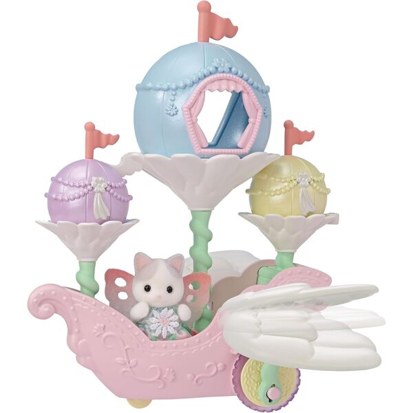 Sylvanian Families Bateau Floral mit Figur Baby Katze Milchfee Kostüm 3+