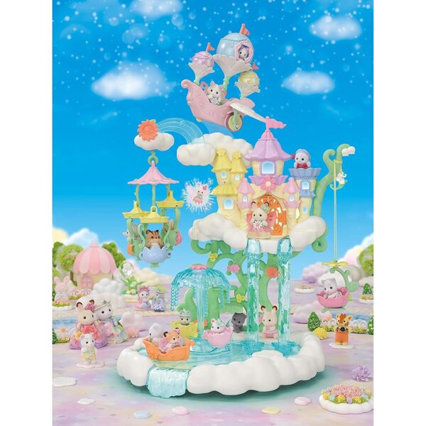 Sylvanian Families Bateau Floral mit Figur Baby Katze Milchfee Kostüm 3+