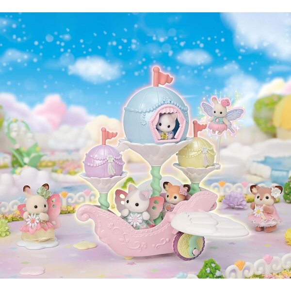 Sylvanian Families Bateau Floral mit Figur Baby Katze Milchfee Kostüm 3+