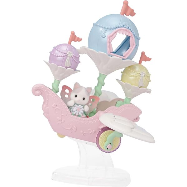 Sylvanian Families Bateau Floral mit Figur Baby Katze Milchfee Kostüm 3+