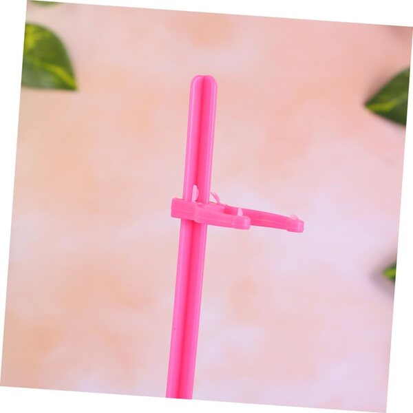 VICASKY Set 20 Supporti per Bambole Trasparenti e Rosa in Plastica Resistente
