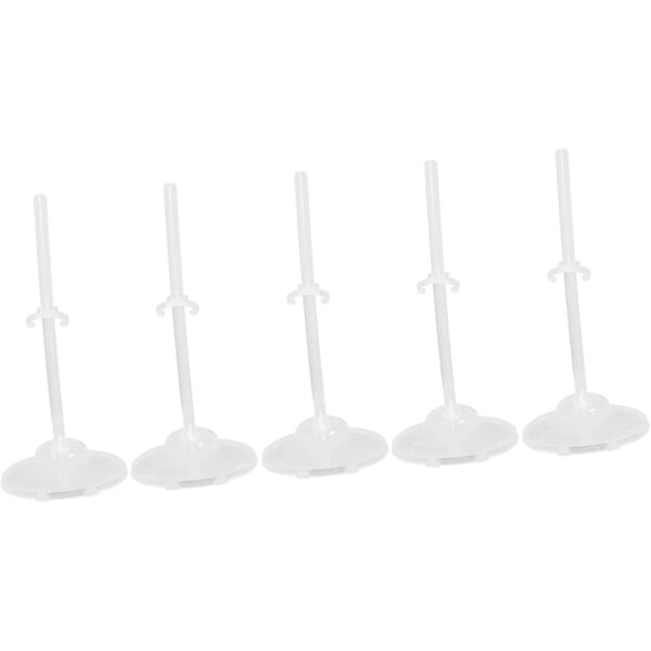 VICASKY Set 20 Supporti per Bambole Trasparenti e Rosa in Plastica Resistente