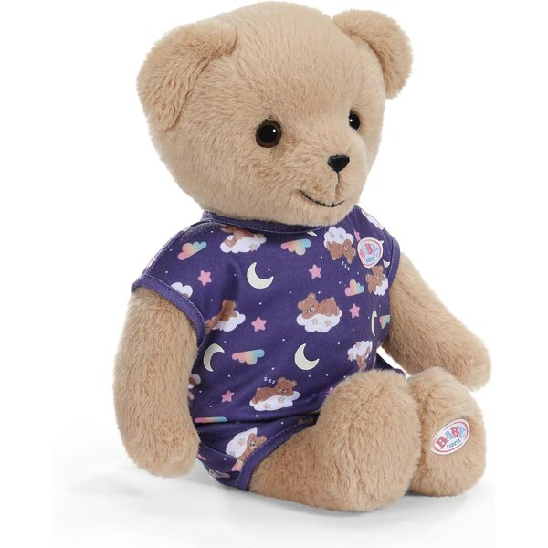 BABY born Teddybär mit Pyjama, der im Dunkeln leuchtet, geeignet für 43 cm große Puppen
