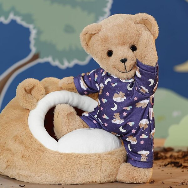 BABY born Teddybär mit Pyjama, der im Dunkeln leuchtet, geeignet für 43 cm große Puppen
