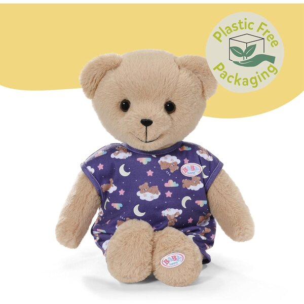 BABY born Teddybär mit Pyjama, der im Dunkeln leuchtet, geeignet für 43 cm große Puppen