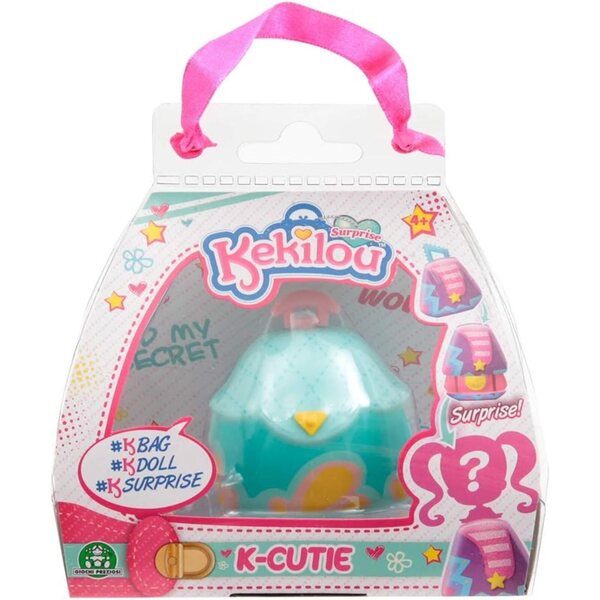 Giochi Preziosi Kekilou Surprise K-Cutie Tess – Mini-Sac-Puppen 9,5 cm mit geheimem Make-up