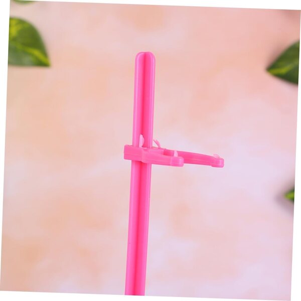 Support universale per bambole ERINGOGO, 20 pezzi trasparenti e rosa, clip di plastica
