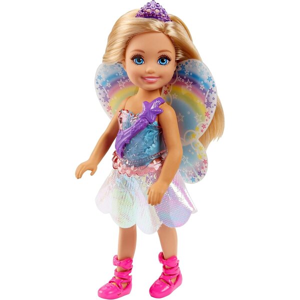 Barbie Chelsea Dreamtopia mit 3 Märchenkostümen: Meerjungfrau, Fee und Prinzessin