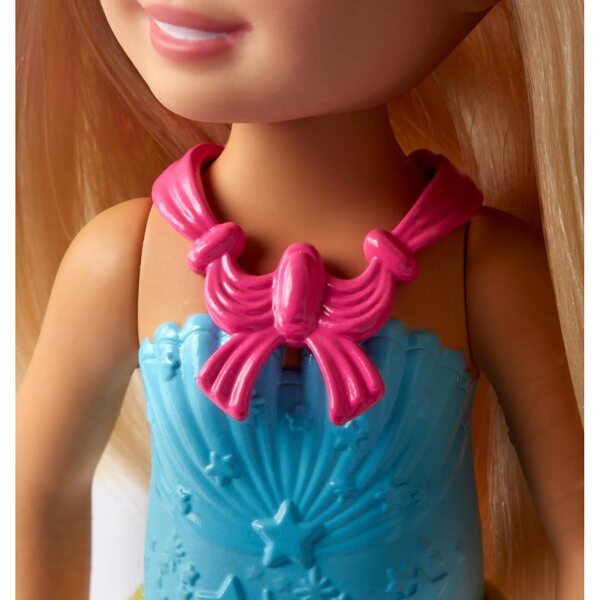 Barbie Chelsea Dreamtopia mit 3 Märchenkostümen: Meerjungfrau, Fee und Prinzessin