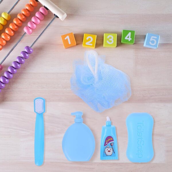 NOLITOY Set 2 Accessori Bagno per Bambole 45 cm, Kit Miniature Realistiche