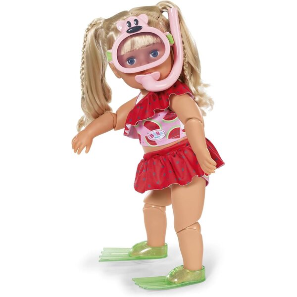 BABY born Tauchset mit Bikini, Maske und Flossen für 43 cm Puppen