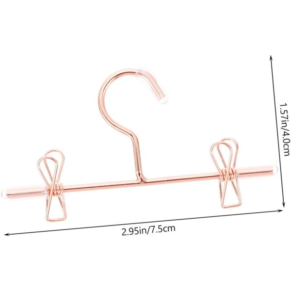 Set 24 Mini Cintre Oro in Ferro per Vestiti di Bambole - Amosfun