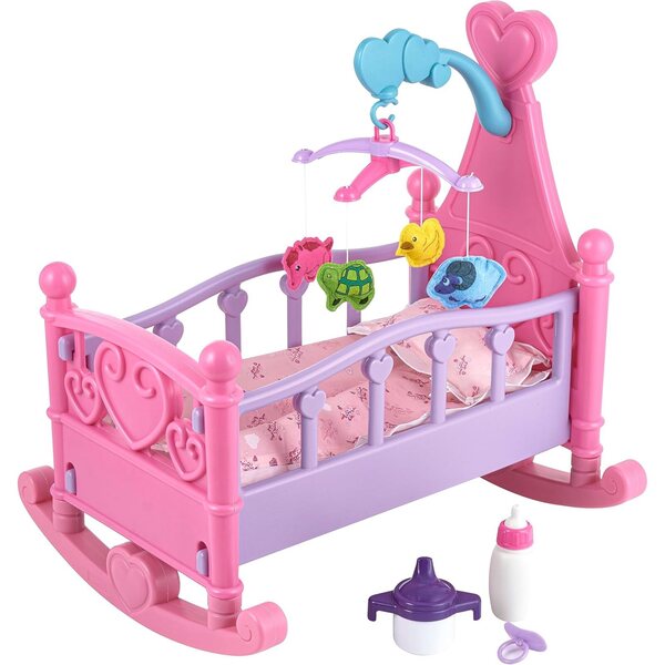 Baroni Toys Schaukelluke mit Zubehör für Puppen, Lernspiel für 3-7 Jahre
