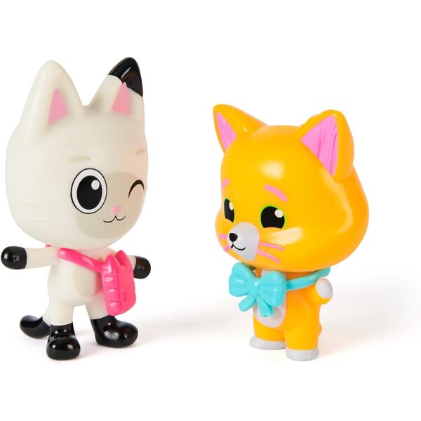 Gabby's Dollhouse: Le Film – Set 2 Panda Pattes & Leopold Figuren mit Zubehör