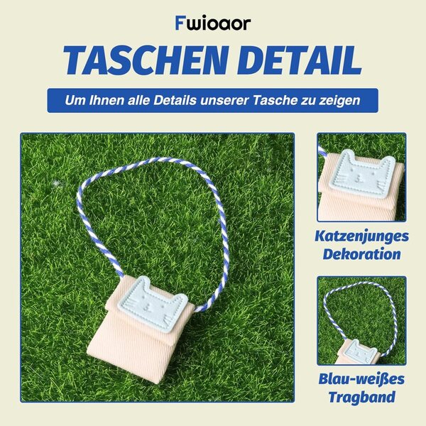 5-teiliges Set aus Bio-Baumwolle für 15–17 cm große Puppen mit Mütze, Stiefeln und Rucksack