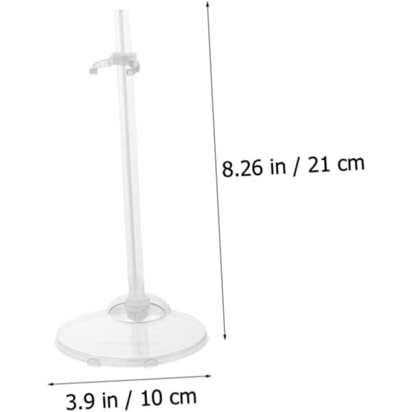 Beaupretty Set 34 Supporti Trasparenti in Plastica per Esposizione e Conservazione Bambole