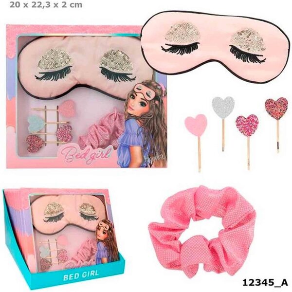 Set TOPModel Beauty and Me Depesche con maschera da sonno e accessori rosa glitterati