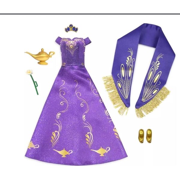 Prinzessin Jasmin Aladdin Zubehörset: Spiel und komplettes Kostüm für Kinder