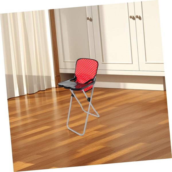 Set Accessori per Bambole UPKOCH: Seggiolone Rosso e Altalena per Gioco Immaginativo