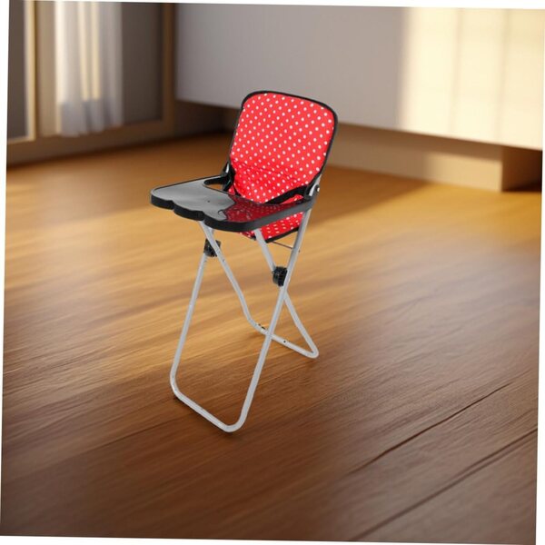 Set Accessori per Bambole UPKOCH: Seggiolone Rosso e Altalena per Gioco Immaginativo