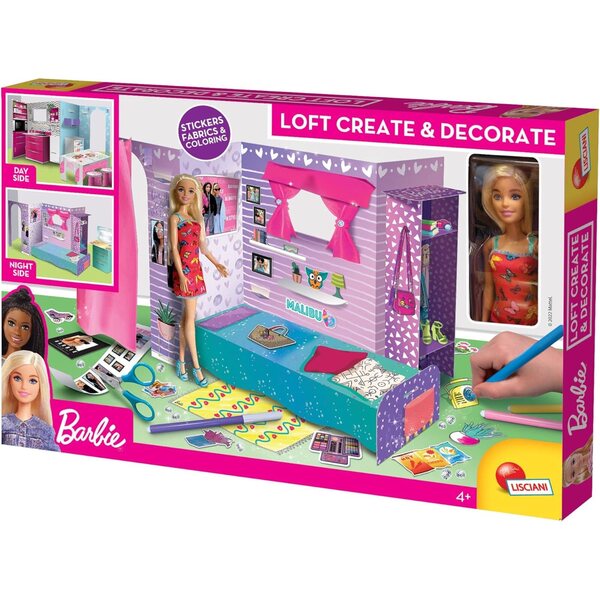 Liscianigiochi Barbie My Night & Day LOFT: kreatives Doppelszenenspiel