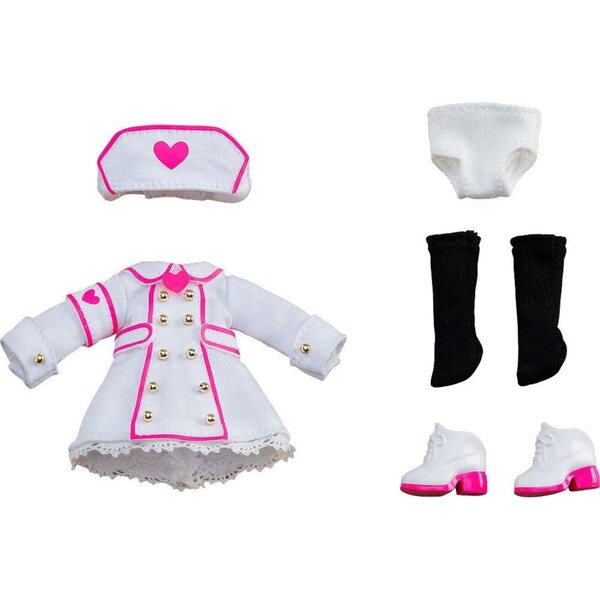 Krankenschwester-Kleidungsset für Nendoroid-Puppen mit komplettem Zubehör