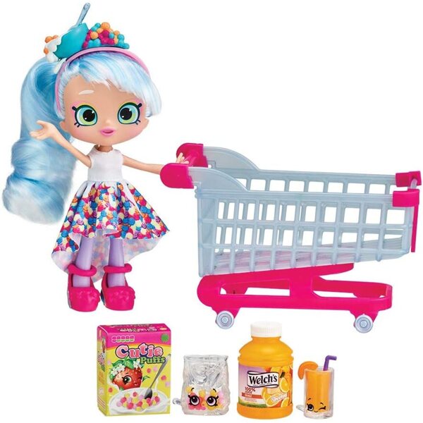Shopkins Flair Real Littles Mini Packs Trolley mit exklusivem mehrfarbigem Shoppie